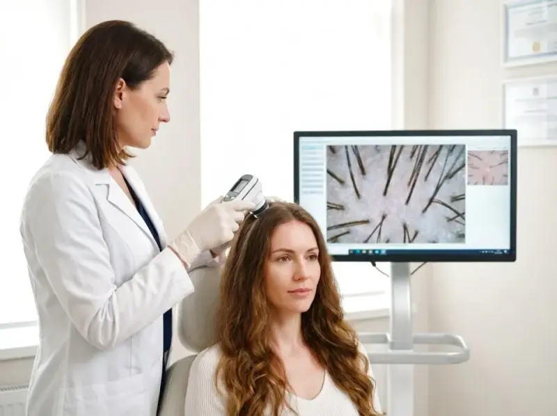 Badanie trychologiczne w diagnostyce łysienia