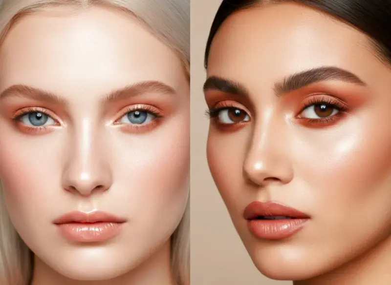 Kolor roku Peach Fuzz: jak stworzyć idealny makijaż dla blondynek i brunetek, by podkreślić swój typ urody?